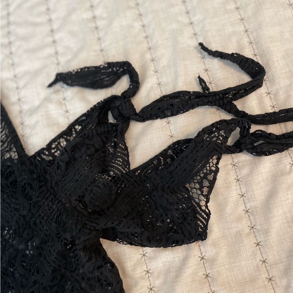 Free People Crochet Lace Tunic / Cover Up - Picture 7 of 10